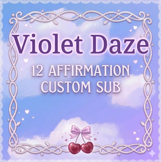 12 Affirmation Custom Subliminal ☆ Repeated 50k Times